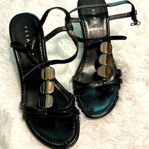 Like new, maybe worn once? Women’s wedge sandals